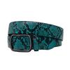 All Matching Leopard Pattern Belt for Women and Girl Simple Rectangle Buckle Waist Belt for Blouses Dresses and Coats