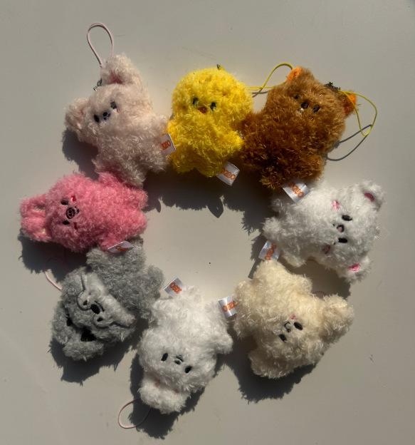 New KPOP Skzoo Plush Keychain Korean Ide Pendant Toy Keychain Fan Collection Giftsol Felix HyunJin Jisung Plush Cartoon