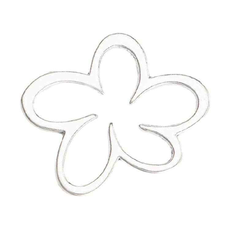 Elegant Irregular Flower Choker Necklace for Women Hollow Out Flower Beads