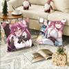 Raora Panthera Anime Pillow Case Square Pillow Bedroom Sofa Leisure Comfort Cushion Car Home Decoration