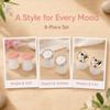 8 Pcs Non-slip Pedicure Toe Dividers Soft Silicone Reusable Toe Dividers  Home Use
