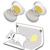 2/4 Stück Klebende Einfache Haustier-Urinpads Befestigungsschnallen Tragbare Verstellbare Hundetoilette Magnetische Befestiger Mascotas Perros Accesorios