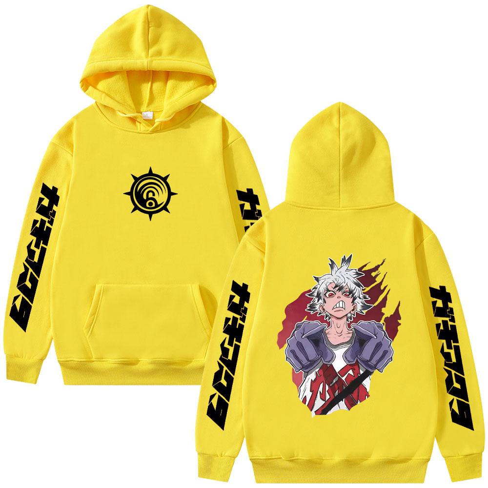 Anime Gachiakuta Rudo Hoodie New Clothing Manga Printed Sweatshirt Long Sleeves Casual Streetwear Tops