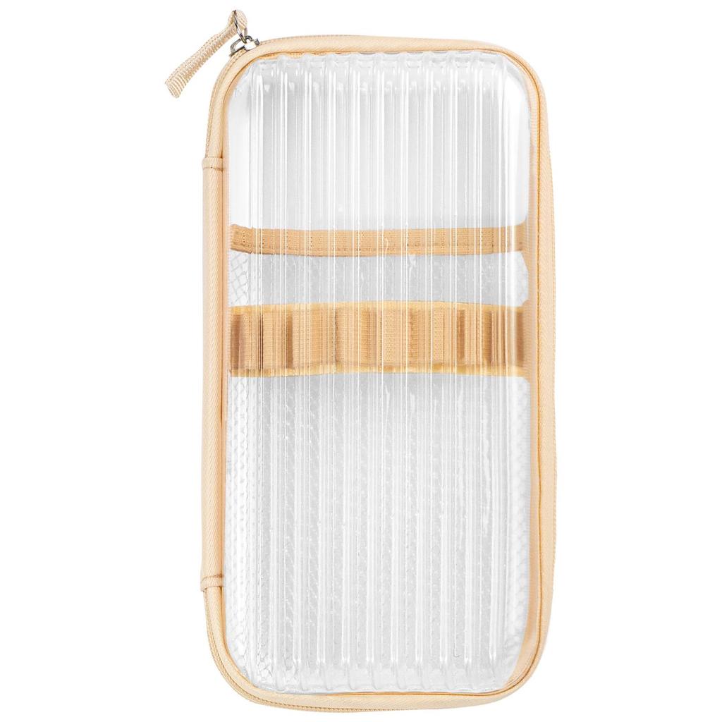 Minimalist High-Capacity Double-Layer Pencil Case for Elementary Students - Internet Celebrity-Inspired Design