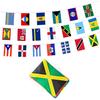 Caribbean 20 Countries Banner Flag String, 20 International Country Mini Flag Small Banner for Classroom, Party, Shops and Bars Decorations, Outdoor