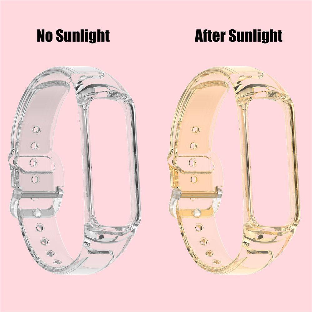 

Bracelet Watch band Soft Watchband Breathable WristBand Replacement Discoloration In Light Strap жёлтый