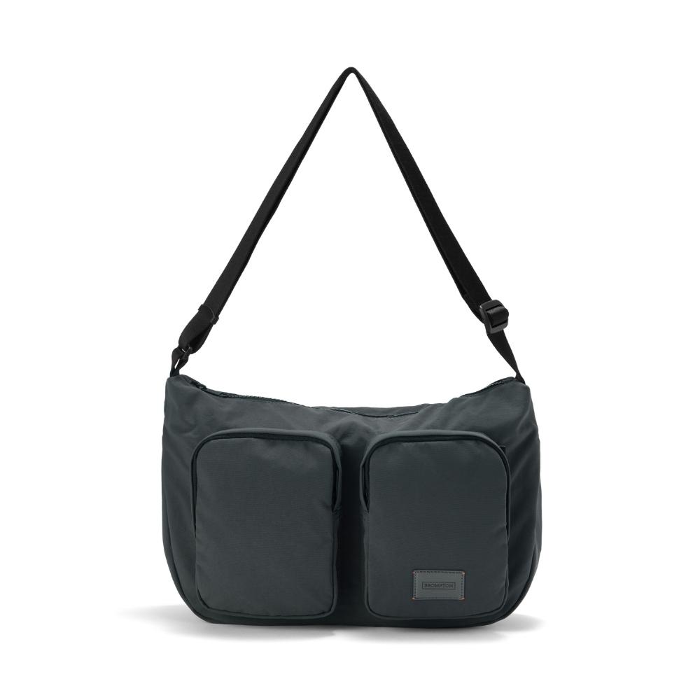 Brompton London Two Pocket Hobo Bag - C/Grey (P255Acr410)