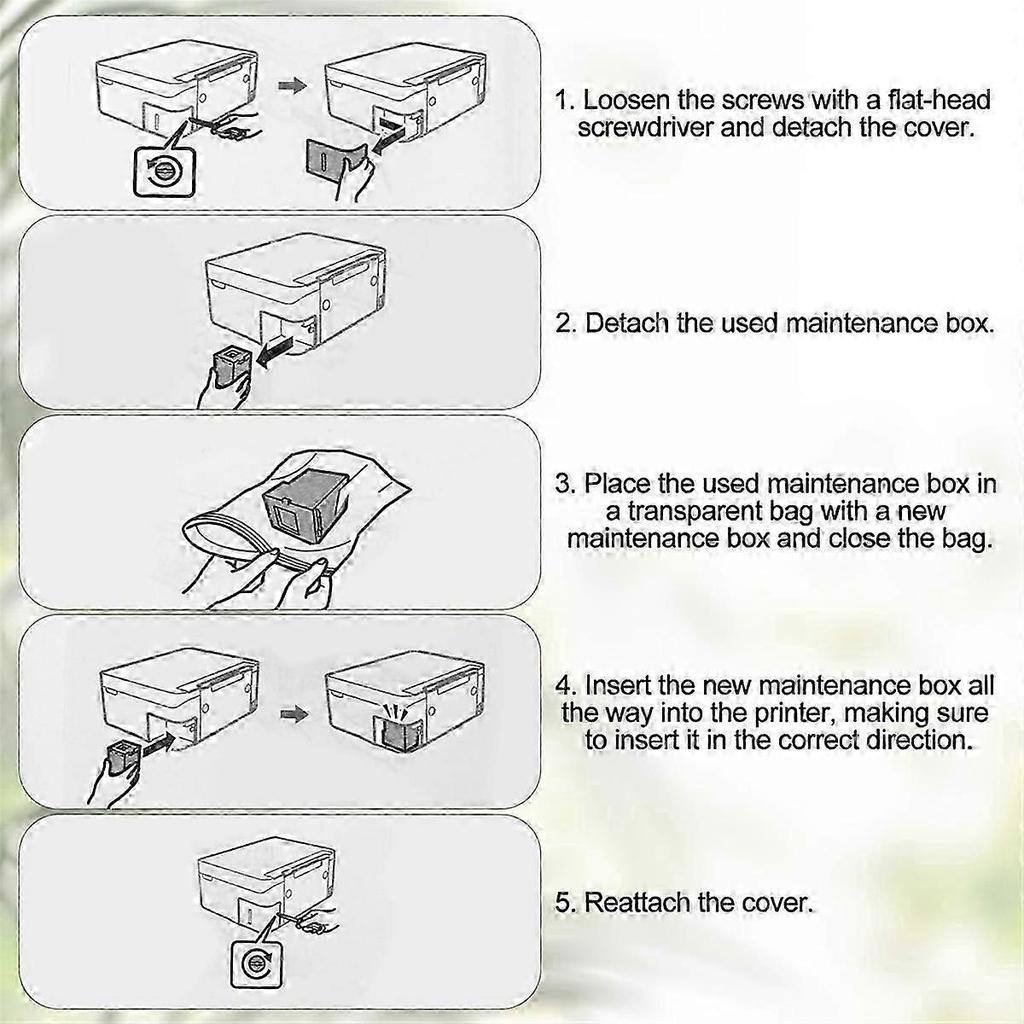 C9344 Ink Maintenance Box, Maintenance Box Replacement for Printers XP-3100 XP-4100 XP-4101 XP-4105