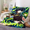 Customiz Name Personality Genshin Impact characters  Blanket Soft &Warm Sofa Office Bed Travel Lunch Break Blanket, Gift Suitable All Seasons