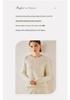 Women's Floral Cashmere Sweater—Round Neck, Drop Shoulder, Pullover, Solid Color, Versatile Knit, Perfect for Autumn and Winter.