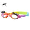 Lunettes de natation pour enfants Cils d'enfants Anti-buée Sans fuite Natation Enfants Lunettes cils Mignon Lunettes pour filles Accessoires de piscine Confortables