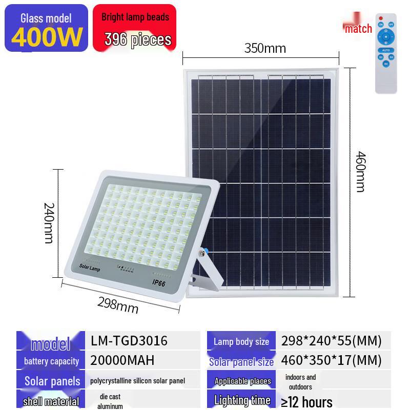 Jinxun Outdoor Solar Floodlight