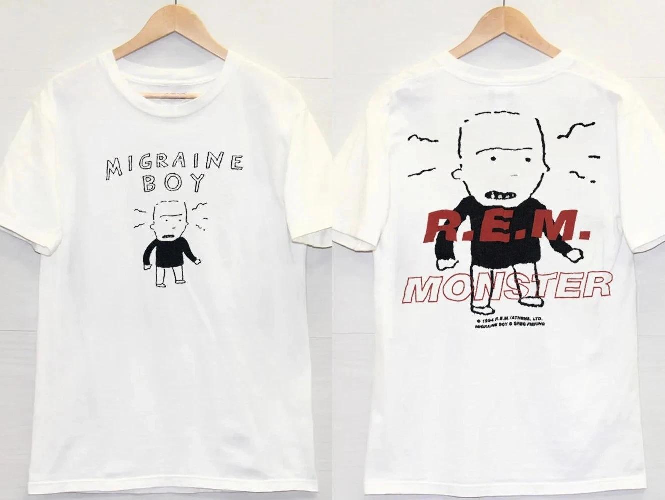 Винтажная футболка REM Monster Migraine Boy 1994 года, футболка REM. 3XL