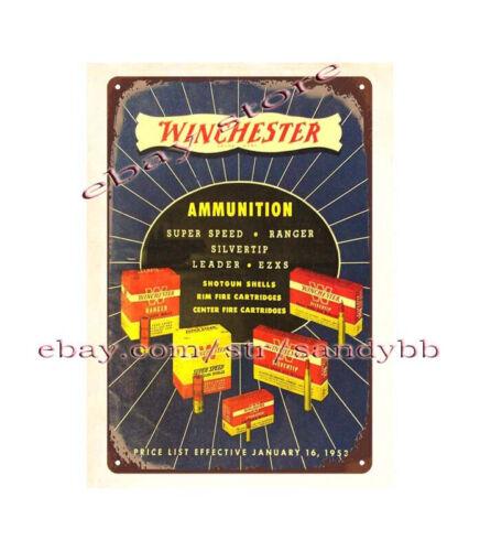 

1953 gunsammo Ammunition tin sign metal twig wall artAluminum 20x30cm（7.8x11.8inch）