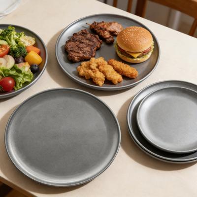 Stainless Steel Double Layer Tray Heat-Resistant Serving Platter for BBQ Steak Western Cuisine Dishwasher Safe Rust Proof Pizza Baking Pan