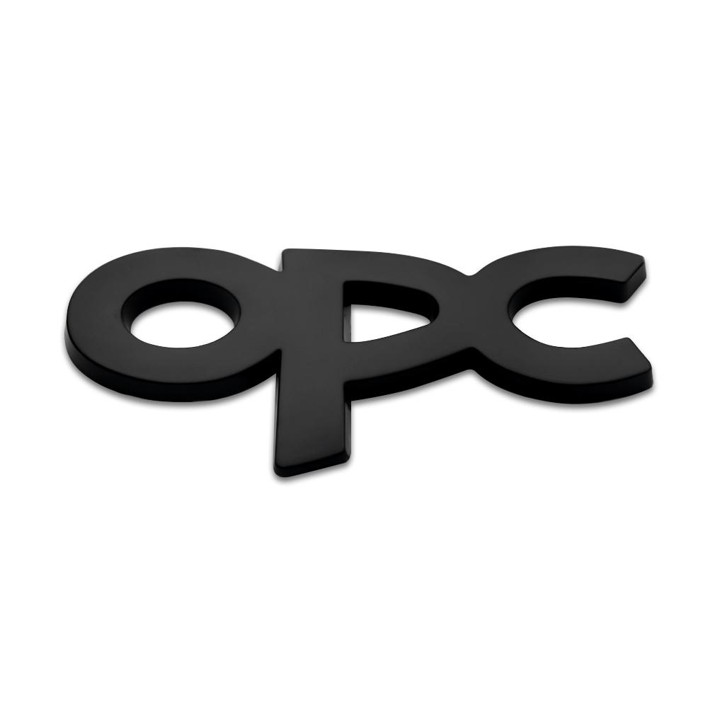 1pcs Car Accessories 3D Chrome Metal Emblem Car Body Fender Logo Stickers for OPC Opel Astra H G Insignia Zafira Corsa Vauxhall