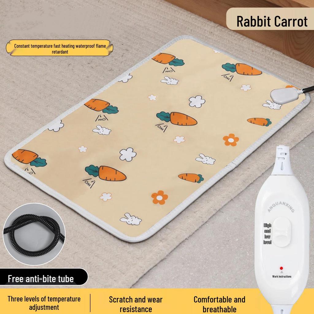 Beheizte Haustierdecke: Elektrisch, Temperaturkontrolliert, Auslaufsicher & Bissfest für Katzen & Hunde