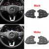 1 Paar Schwarze/Mokka Farbe Lenkrad-Bedientasten Für BENZ C GLC Klasse W205 W253 A0999050200 A0999050300