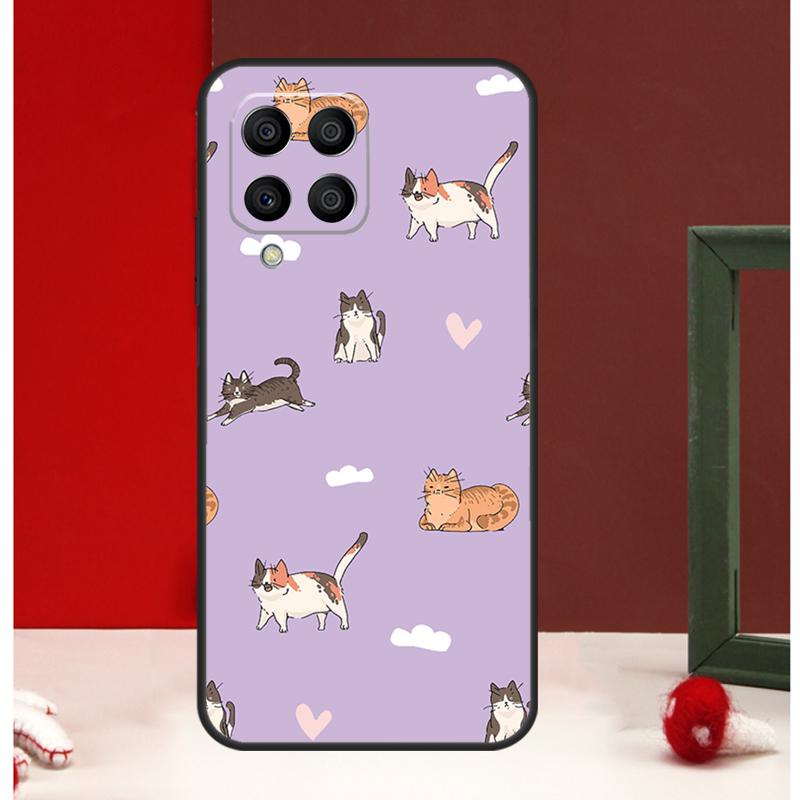 Lustige Katzen-Collage Hülle Für Samsung Galaxy M56 M36 M16 M31 M21 M13 M33 M53 M15 M35 M55 M12 M32 M52 M14 M34 M54