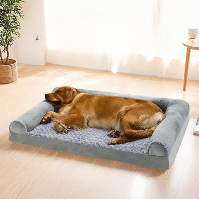 Sofá para Pet Removível e Lavável Universal, Tapete para Cachorro para Todas as Estações, Cama para Cachorro de Veludo Ártico, Cama para Gato Espessa e Quente, Tapete de Outono e Inverno para Cachorro