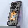 Funda Back Phone Cover Case for Xiaomi Redmi Note 14 11 A4 14C 13C 10 12 13 Pro Plus 9S Cute Capybara