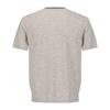 FERRAROMILANO Striped Short Sleeve Round Neck T-Shirt D/Beige (Am0Gttr20154)