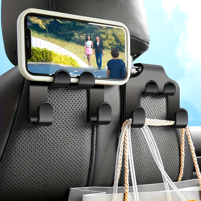 1pc Car Seat Headrest Hanging Hook Durable PVC Material, Versatile Storage Organizer for Car Interior Organizer