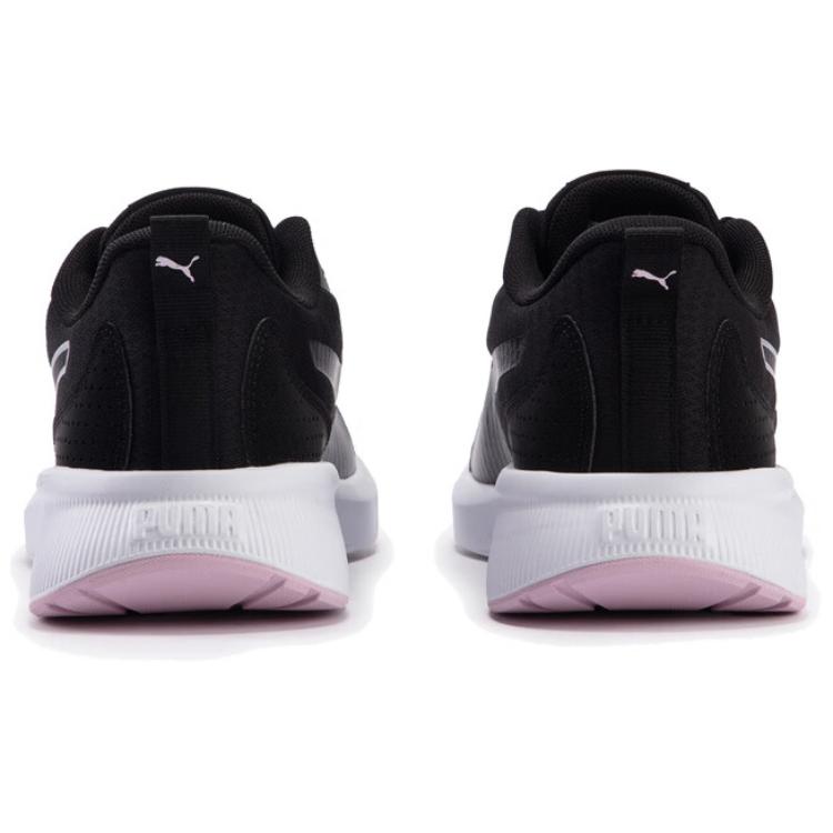 Puma Zapatillas de Running Unisex Flyer Lite Punta Redonda Cordones Amortiguación Antideslizantes Ligeras Caña Baja Zapatilla Negro Morado 378774-13