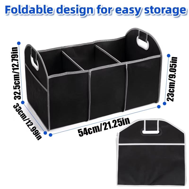 Car Trunk Storage Box, Foldable Car Storage Box, Toy Food Storage Container Bag, Car Accessories Car Storage Rack