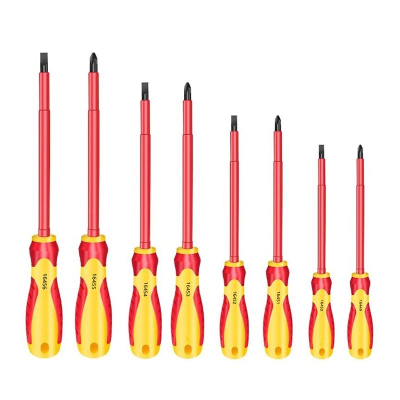 Insulated Screwdrivers Magnetic Tips Professional Electrician Screwdrivers Repair Tool For Electrician Repair