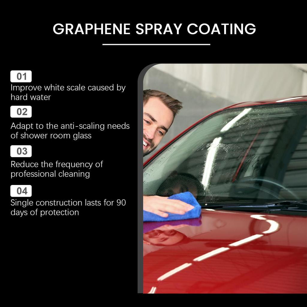 Homonth Automotive Graphene Ceramic Coating Spray, Long-Lasting Hydrophobic Protection, Car Hydrophobic Agent, Ceramic Coating Spray for Cars
