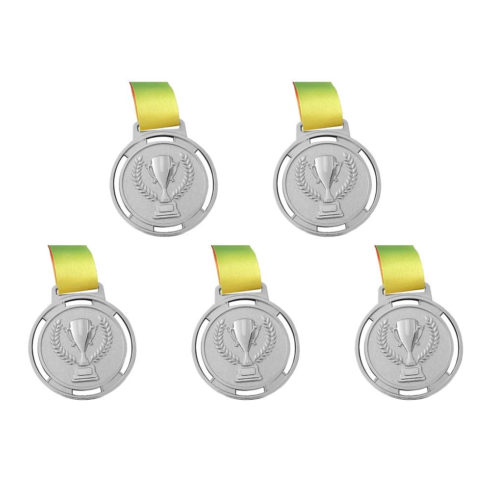 1-8pcsFootball Medal School Sports Gold Silver Bronze Motion Honor Commemorative Medal for Souvenir Gift Outdoor Sport Kids Toys
