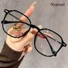 Unisex Large Frame Pochromic Reading Glasses Men Women Vintage Color Changing Glasses Retro Square Anti-UV Far Sight Eyewear