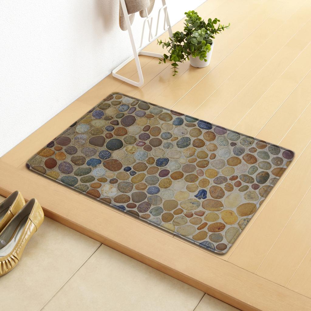 Creative Home Door Mat Water Absorbent Non-Slip Mat Living Room Kitchen Floor Mat Bedroom Carpet