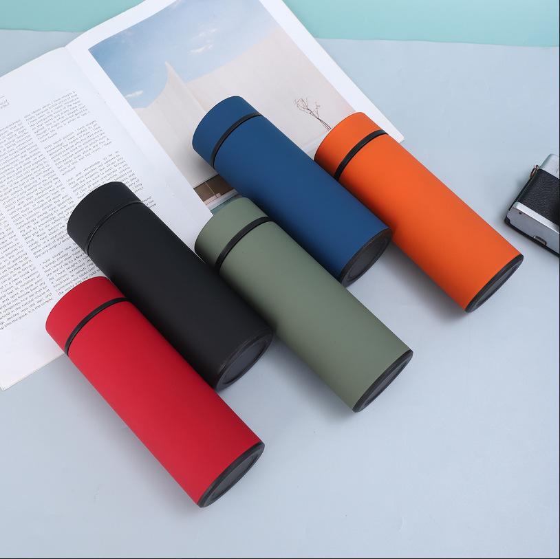 Customized 304 Stainless Steel Vacuum Insulated Thermos Drink Straight Cup Double Wall Leak-Proof BPA Free Presents Factory