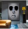 Romantic Abstract Metal Figure Sculpture Canvas Print: Modern Wall Art