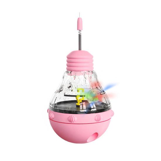 Cat Toy Interactive Cat Teaser Toy Rotating Pet Tumbler Toy Luminous Swinging Ball Pet Supplies