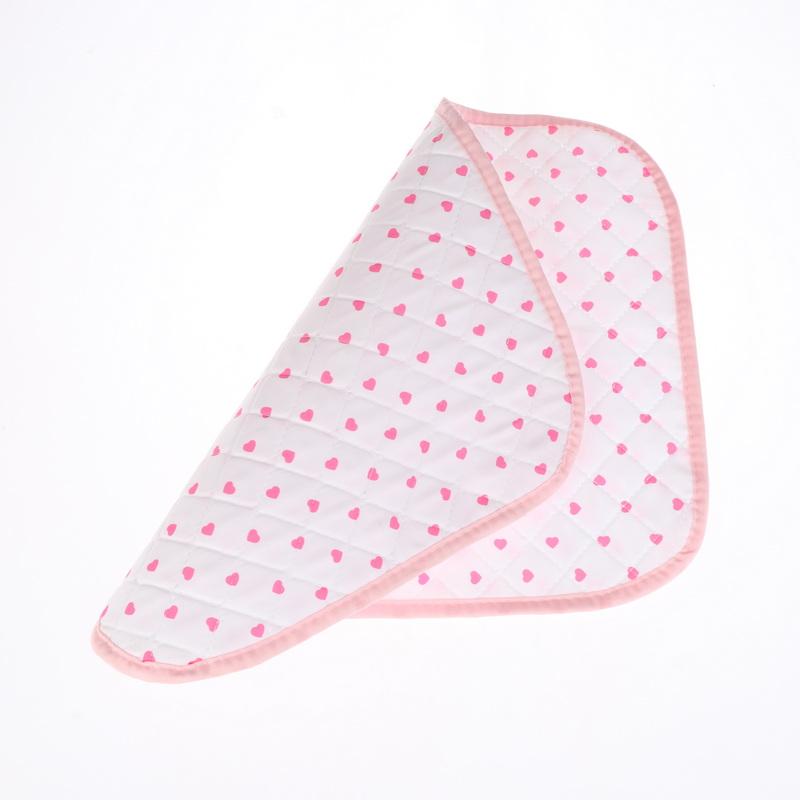 Ny Pink Love Quiltet Japansk Stil Gammel Bordskåner Dækkeserviet Ins Stil Skrivebord til Studerende Materiale Hjerteformet Bordskåner Sød