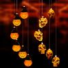 LED Halloween Solar String Lights Skull Ghost Pumpkin Shape Outdoor Yard Garden Horror Decor Waterproof Party Lighting Props