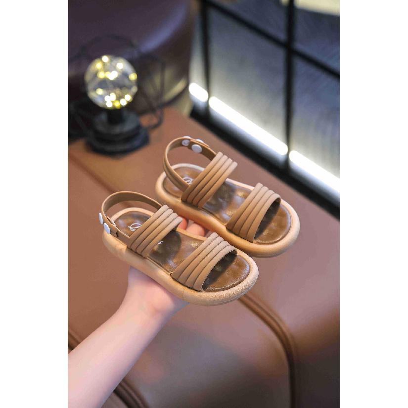 

Children s girls sandals, open-toed, stylish, new summer fashion, Korean version, princess style, cute, versatile, trendy sandals 33Inner Length20cm коричневий