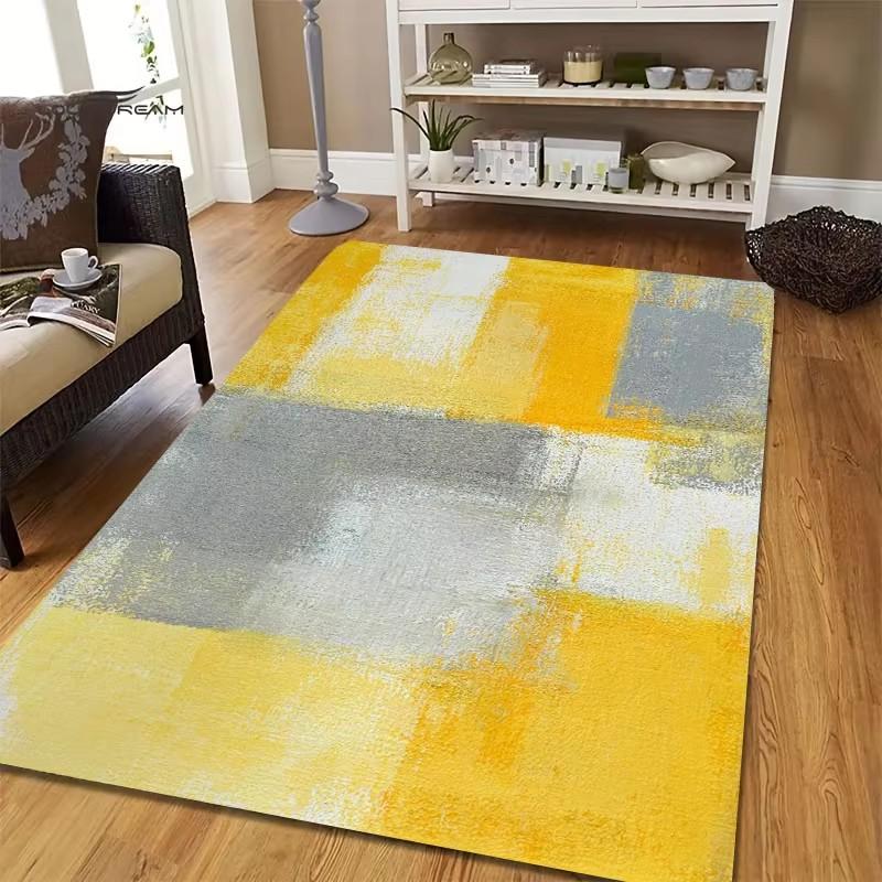 Abstraktní umělecký tisk koberců do obývacího pokoje, protiskluzové koberce pro domácí ložnici, kuchyňskou rohožku, pratelné v pračce podlahové rohože