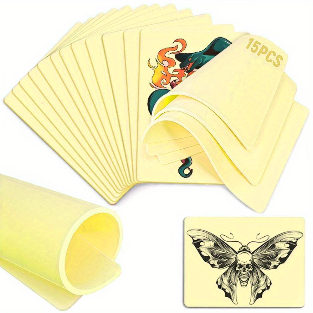 

Тату Искусственная кожа, 15 шт. Чистый силикон Кожа для практики татуировки, Двусторонняя Реалистичное толстое ощущение Мягкая кожа для татуировки, Татуировка Ми