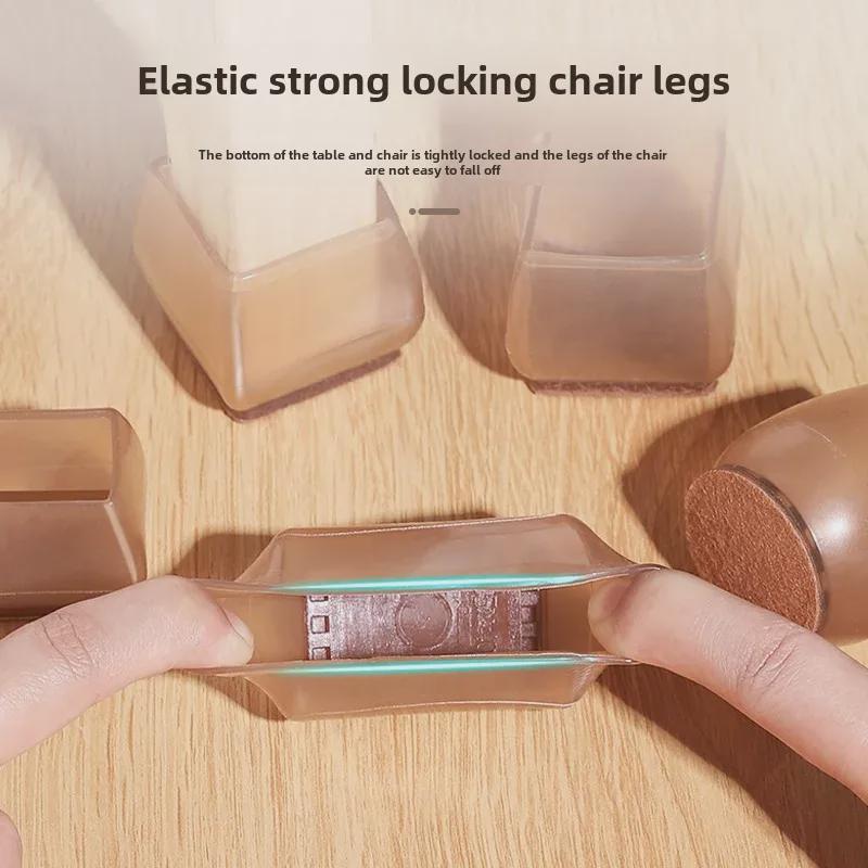 Silent Silicone Anti-Slip Table & Chair Leg Protectors - Durable, Wear-Resistant Covers