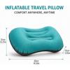 Inflatable Camping Pillow, Ultralight Travel Pillow with Storage Bag for Neck Lumbar Support, Compact Comfortable Inflating Pillow