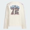 Adidas Boys' Trefoil Basketball Print Long-Sleeve T-Shirt