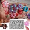 Premium Silicone Mold For Round Flower Earrings And Jewelry DIY Crafting With Easy Demolding