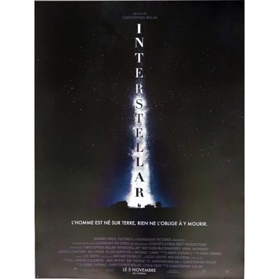 INTERSTELLAR Original Preventive Cinema Poster Rolled Small Size 53x40cm Christopher Nolan