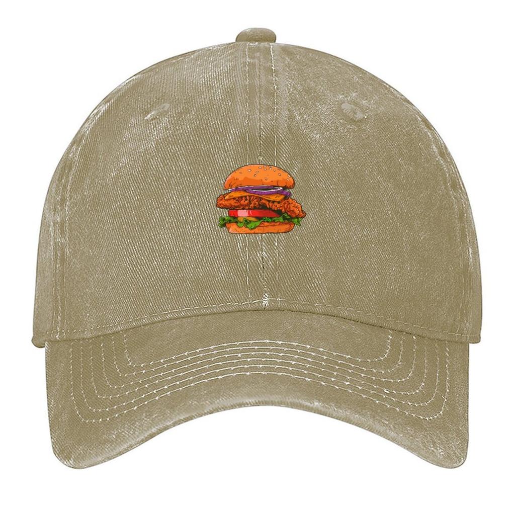 2026 Crispy Chicken Burger Baseball Cap Luxury Hat Beach Hat Bobble Hat Birthday Men Luxury Brand Women's