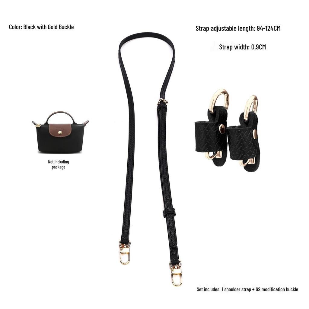 Pasek do torebki Longxiang Mini Dumpling - Modyfikacja bez dziurkowania