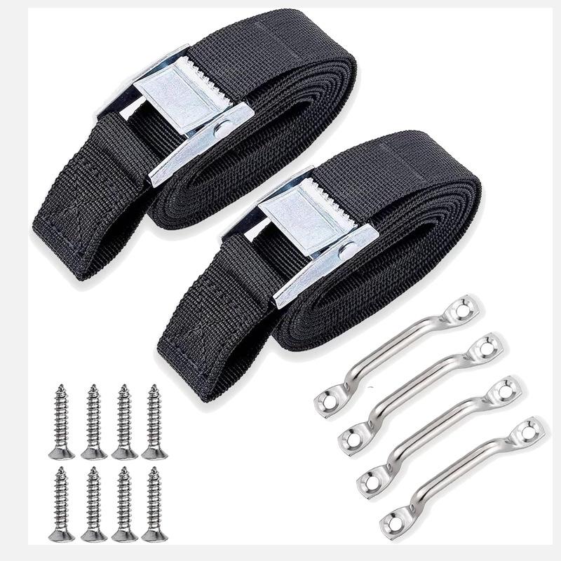 "Stainless Steel 304 Adjustable Tension Buckle and Binding Plate for Marine Yacht Accessories."